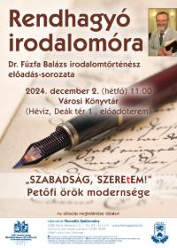 RENDHAGY IRODALOMRA: SZABADSG, SZEREtEM! - Petfi rk modernsge